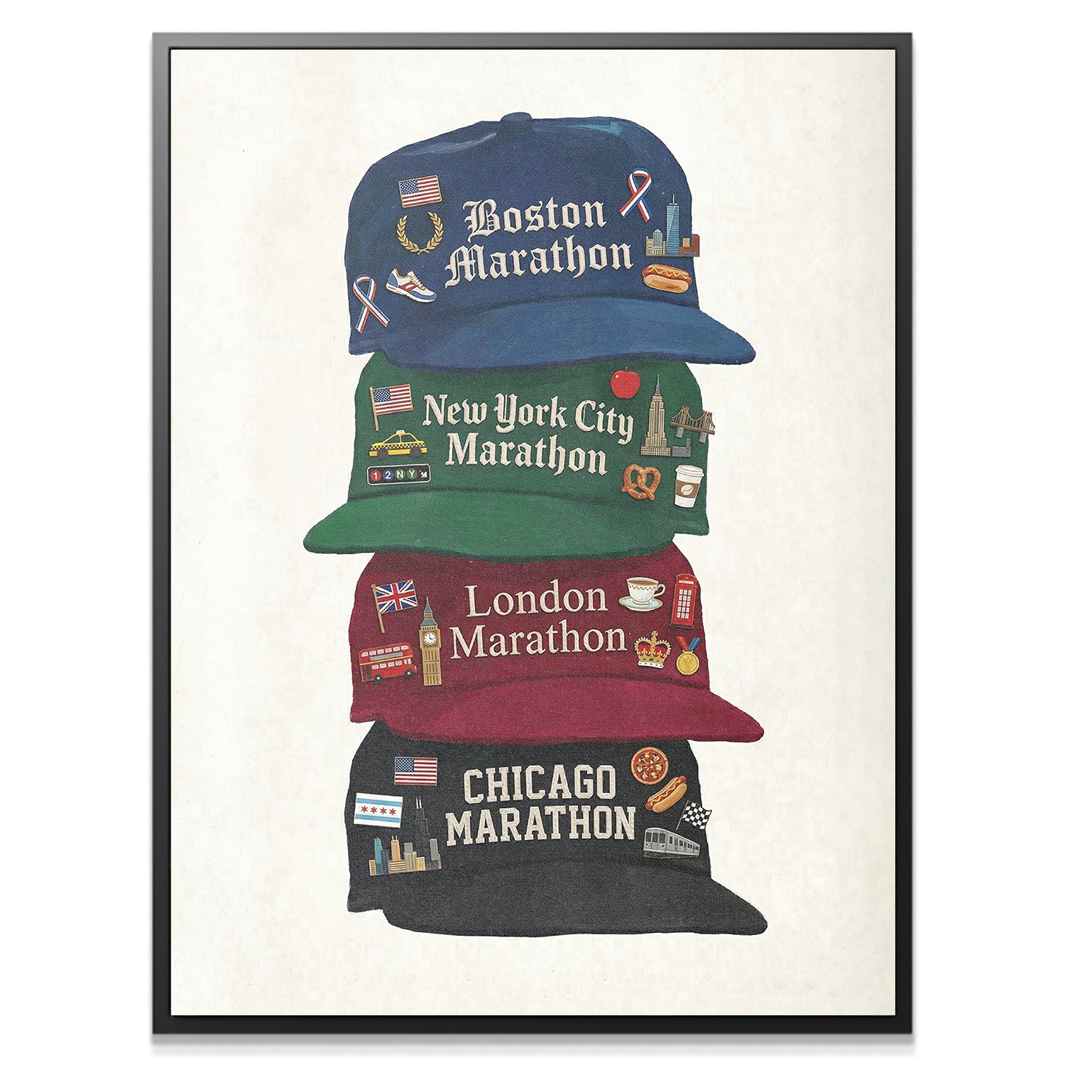 Marathon Caps - Illustration