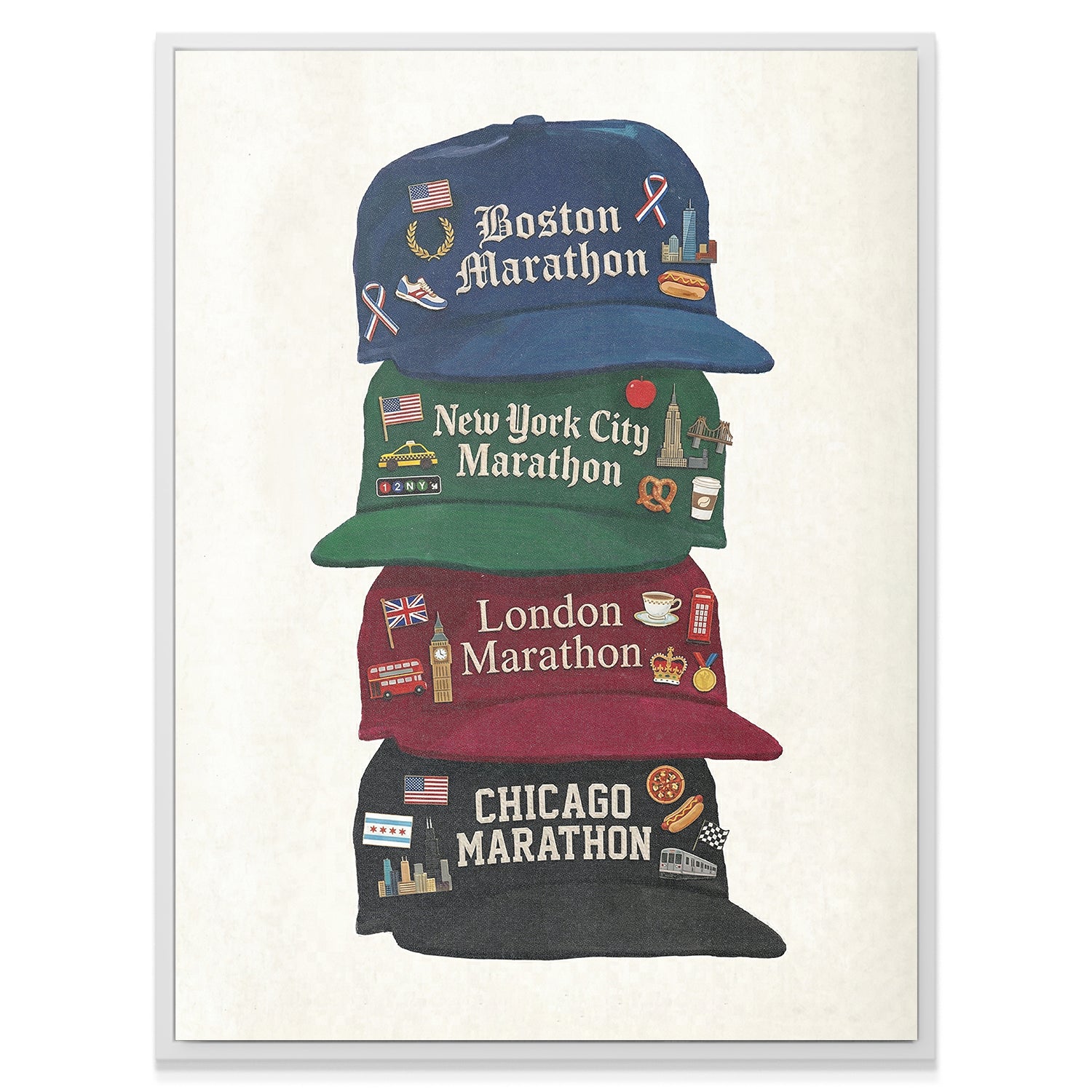 Marathon Caps - Illustration