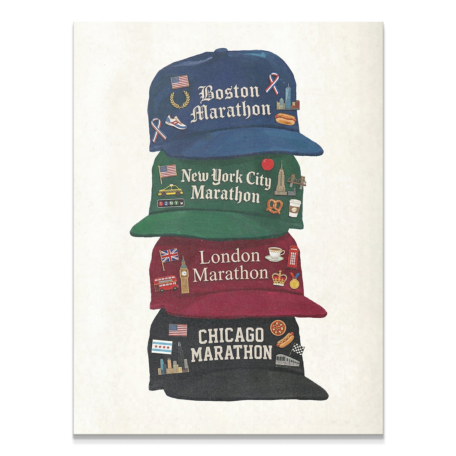 Marathon Caps - Illustration