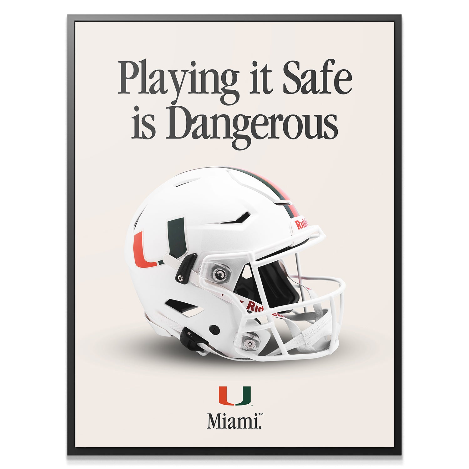 Miami - Playing It Safe V2 - IKONICK - College Football