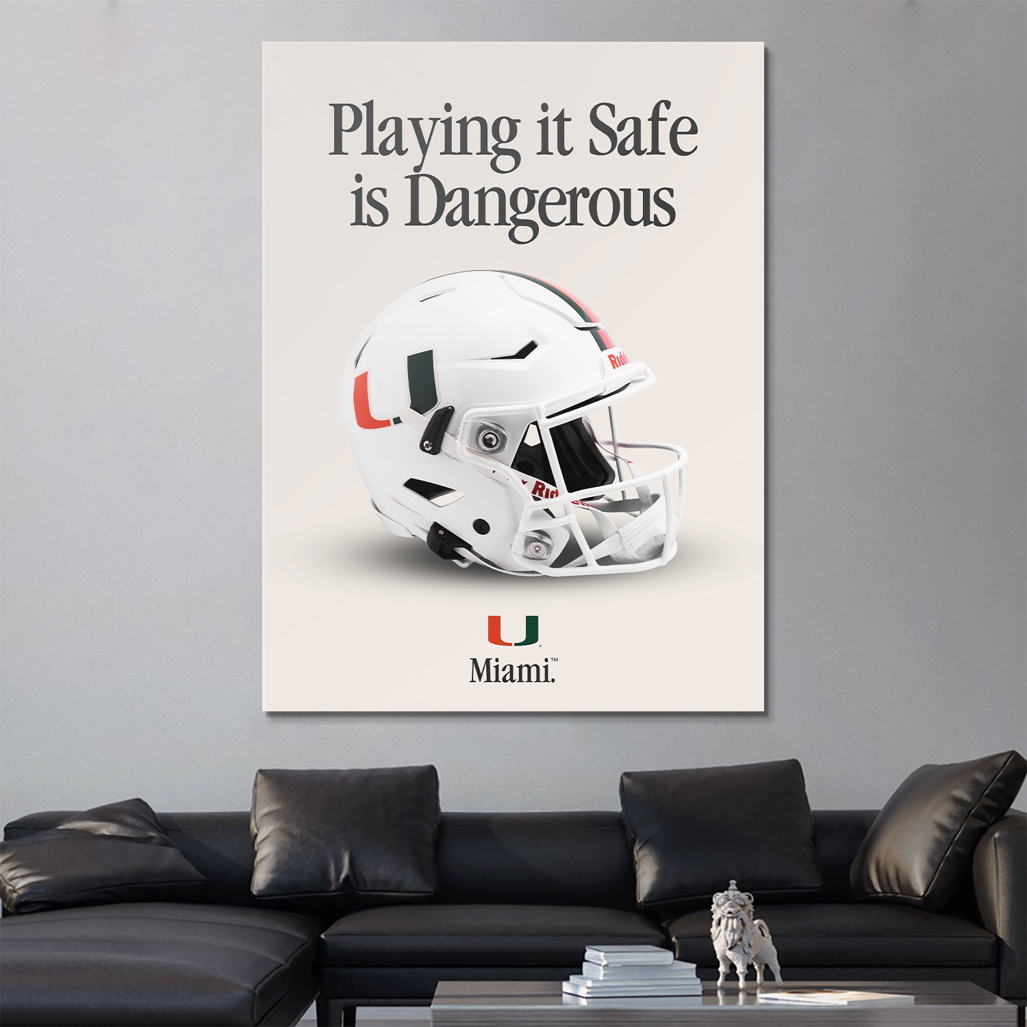 Miami - Playing It Safe V2 - IKONICK - College Football
