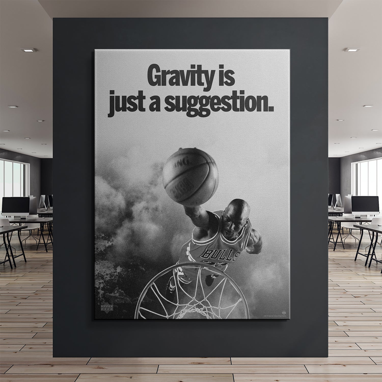 Michael Jordan - Gravity Is Just A Suggestion - IKONICK - Michael Jordan