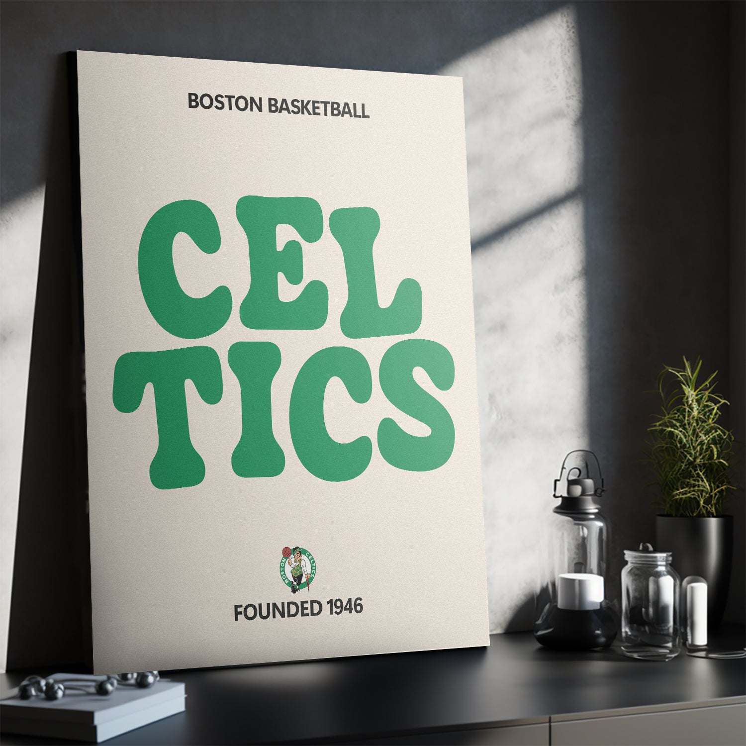 Broken Text - Celtics - IKONICK - NBA Teams