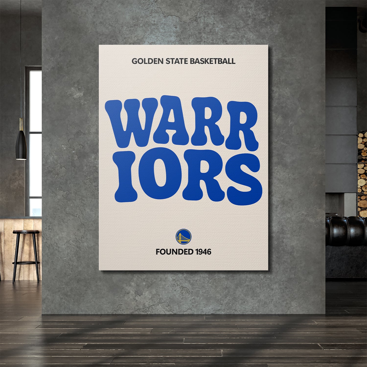 Broken Text - Warriors - IKONICK - NBA Teams