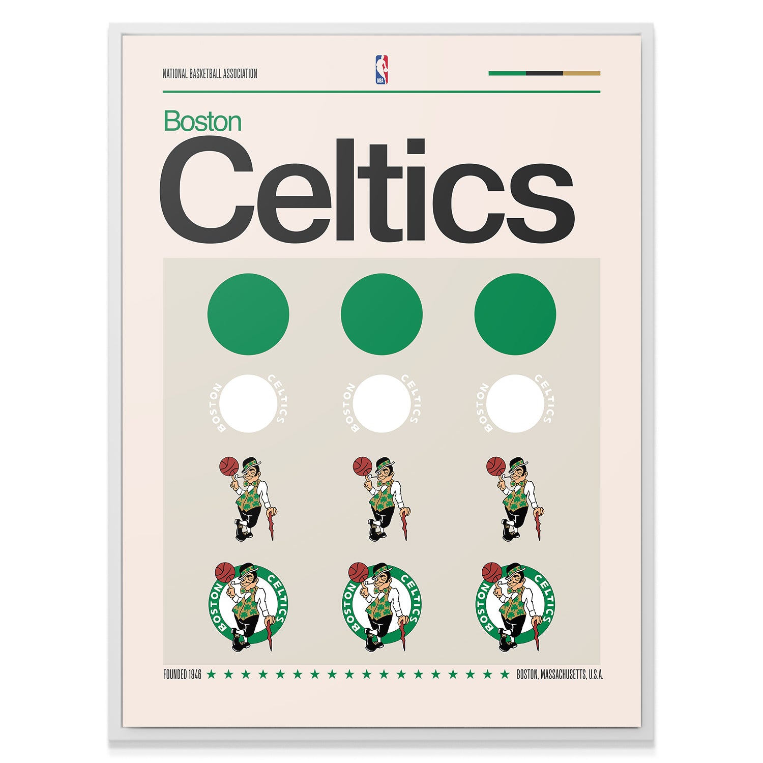 Deconstructed Logo - Celtics - IKONICK - NBA Teams