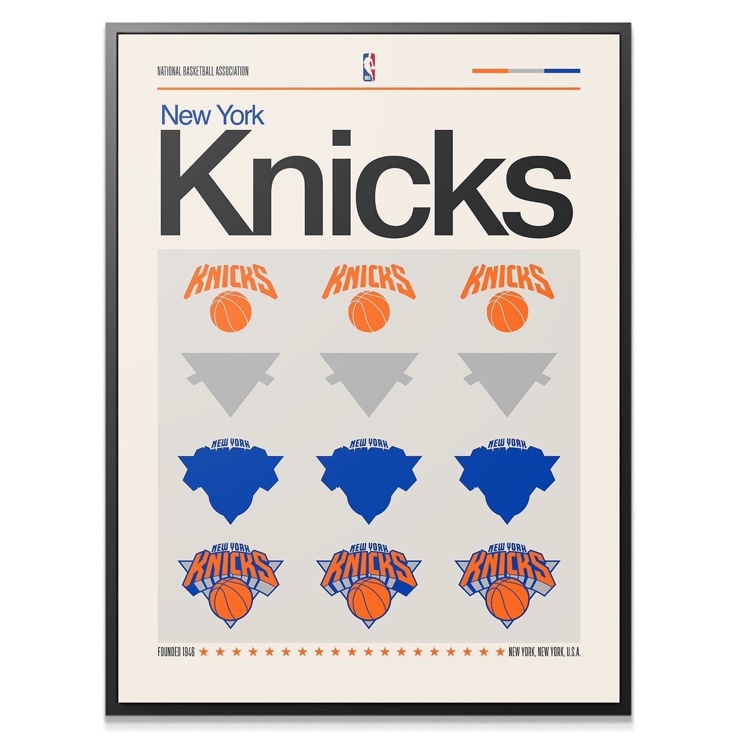 Deconstructed Logo - Knicks - IKONICK - NBA Teams