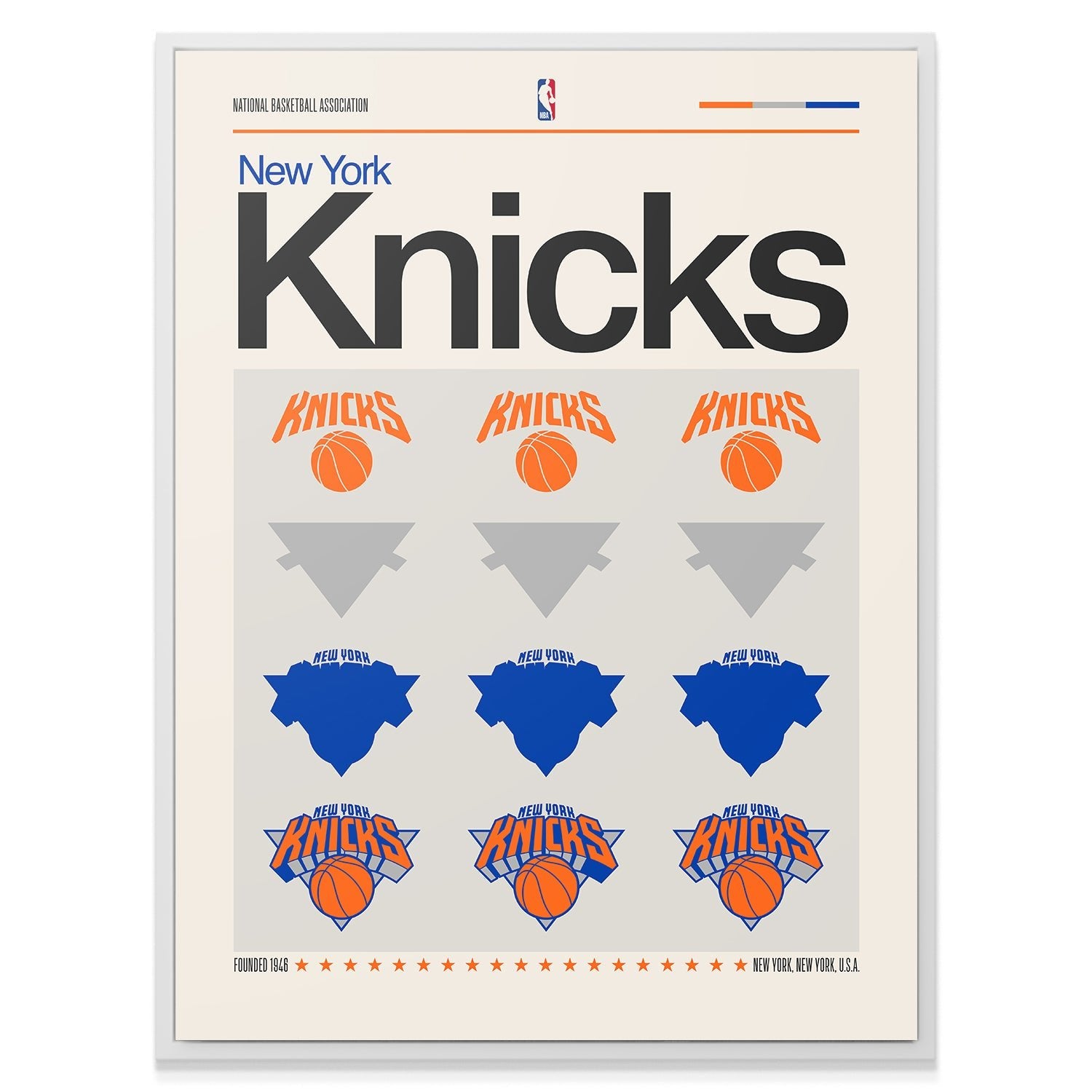 Deconstructed Logo - Knicks - IKONICK - NBA Teams