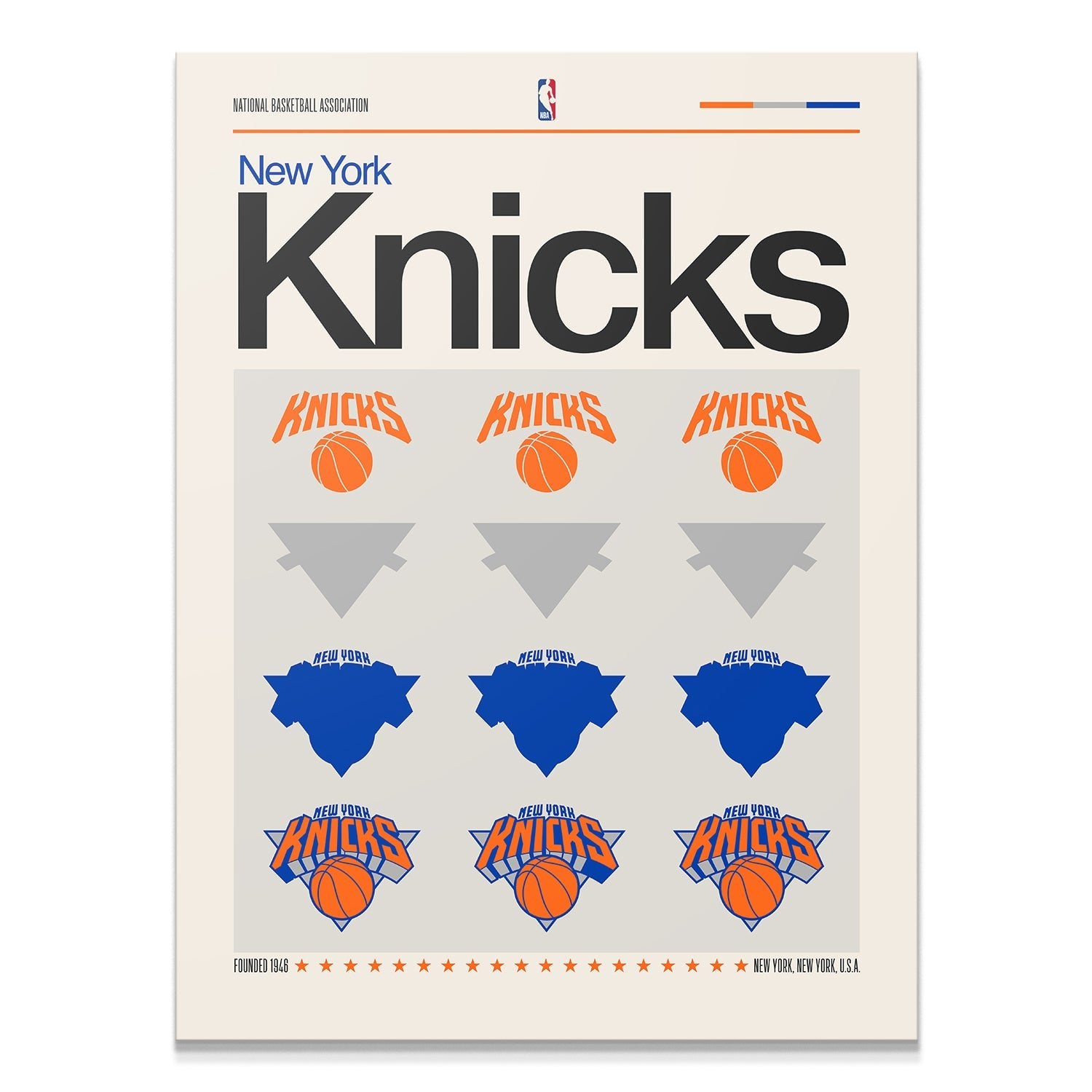 Deconstructed Logo - Knicks - IKONICK - NBA Teams