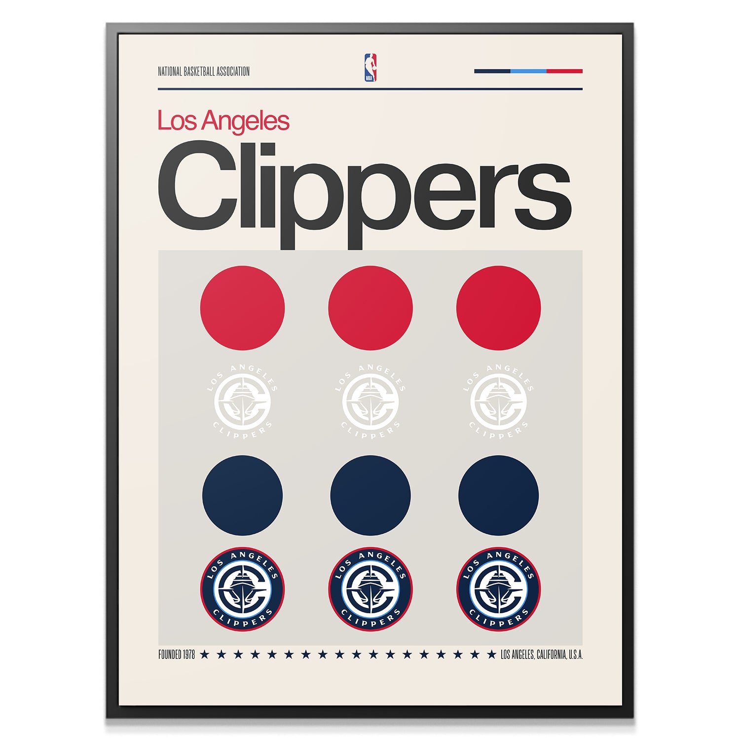 Deconstructed Logo - Clippers - IKONICK - NBA Teams