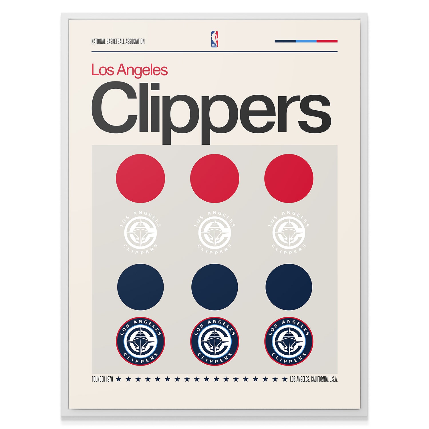 Deconstructed Logo - Clippers - IKONICK - NBA Teams