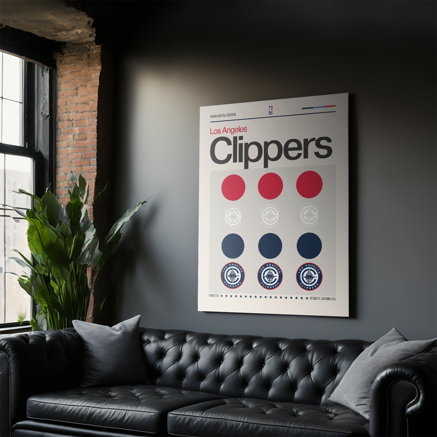 Deconstructed Logo - Clippers - IKONICK - NBA Teams