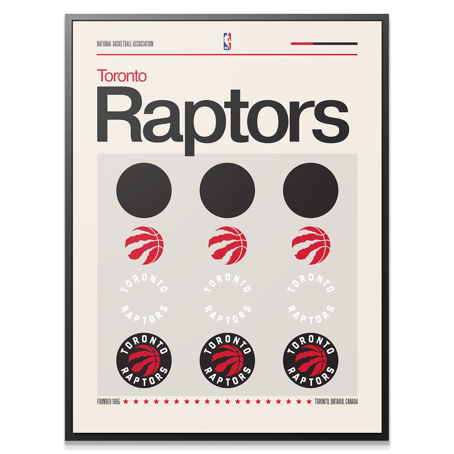 Deconstructed Logo - Raptors - IKONICK - NBA Teams