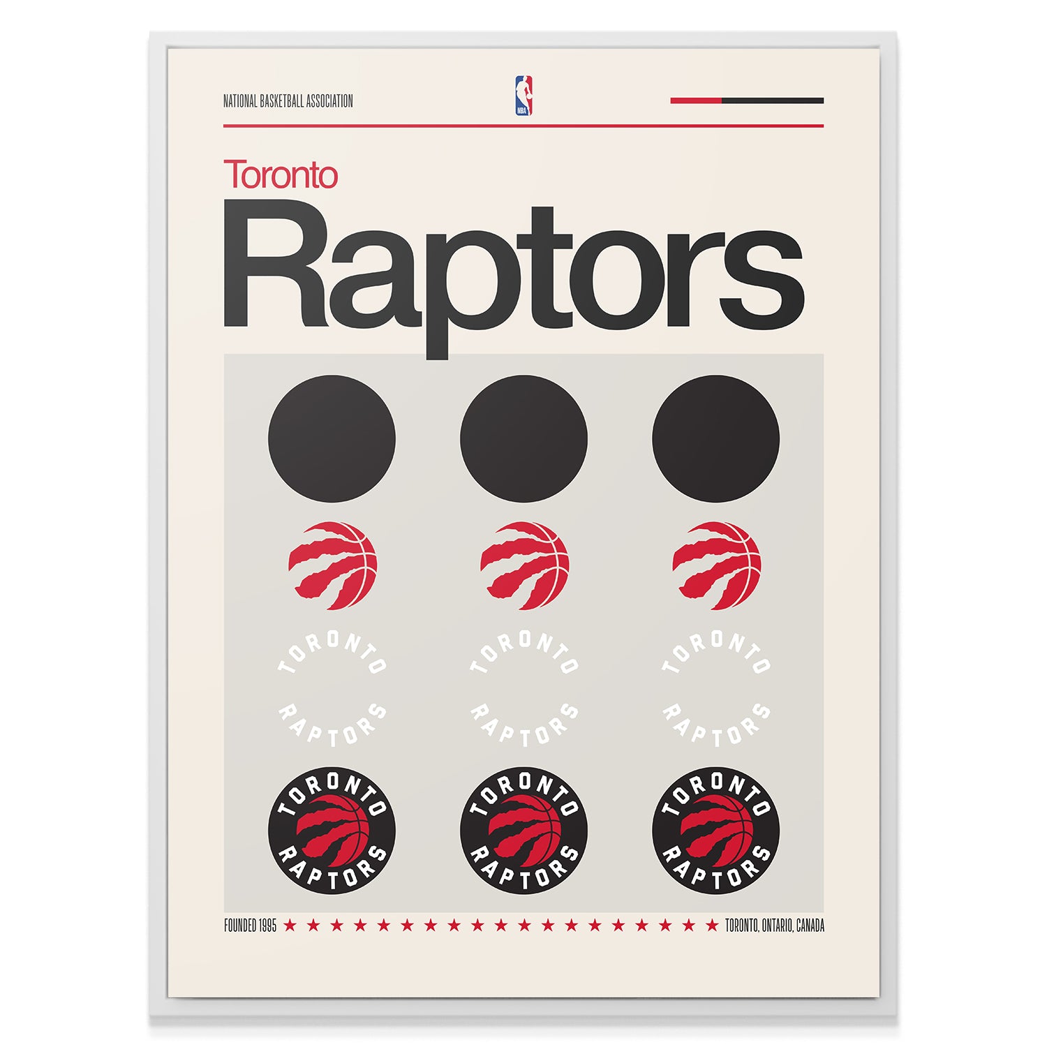 Deconstructed Logo - Raptors - IKONICK - NBA Teams