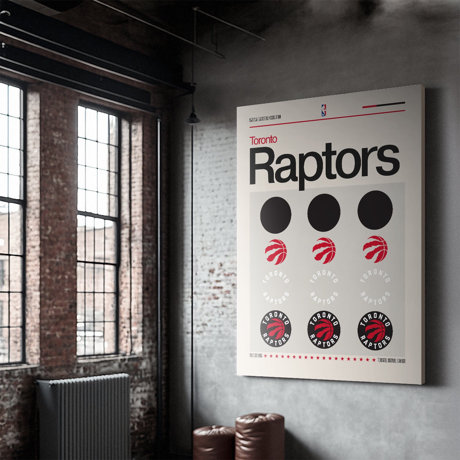 Deconstructed Logo - Raptors - IKONICK - NBA Teams