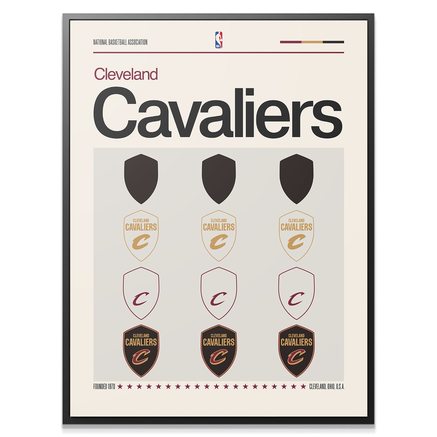 Deconstructed Logo - Cavaliers - IKONICK - NBA Teams