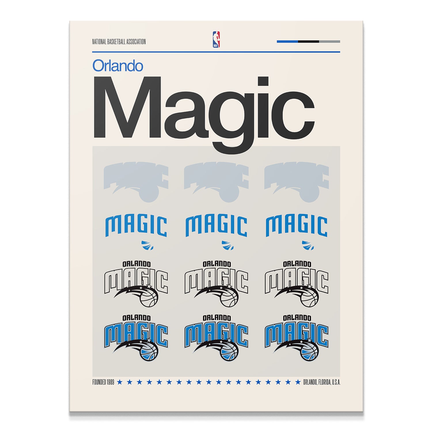 Deconstructed Logo - Magic - IKONICK - NBA Teams
