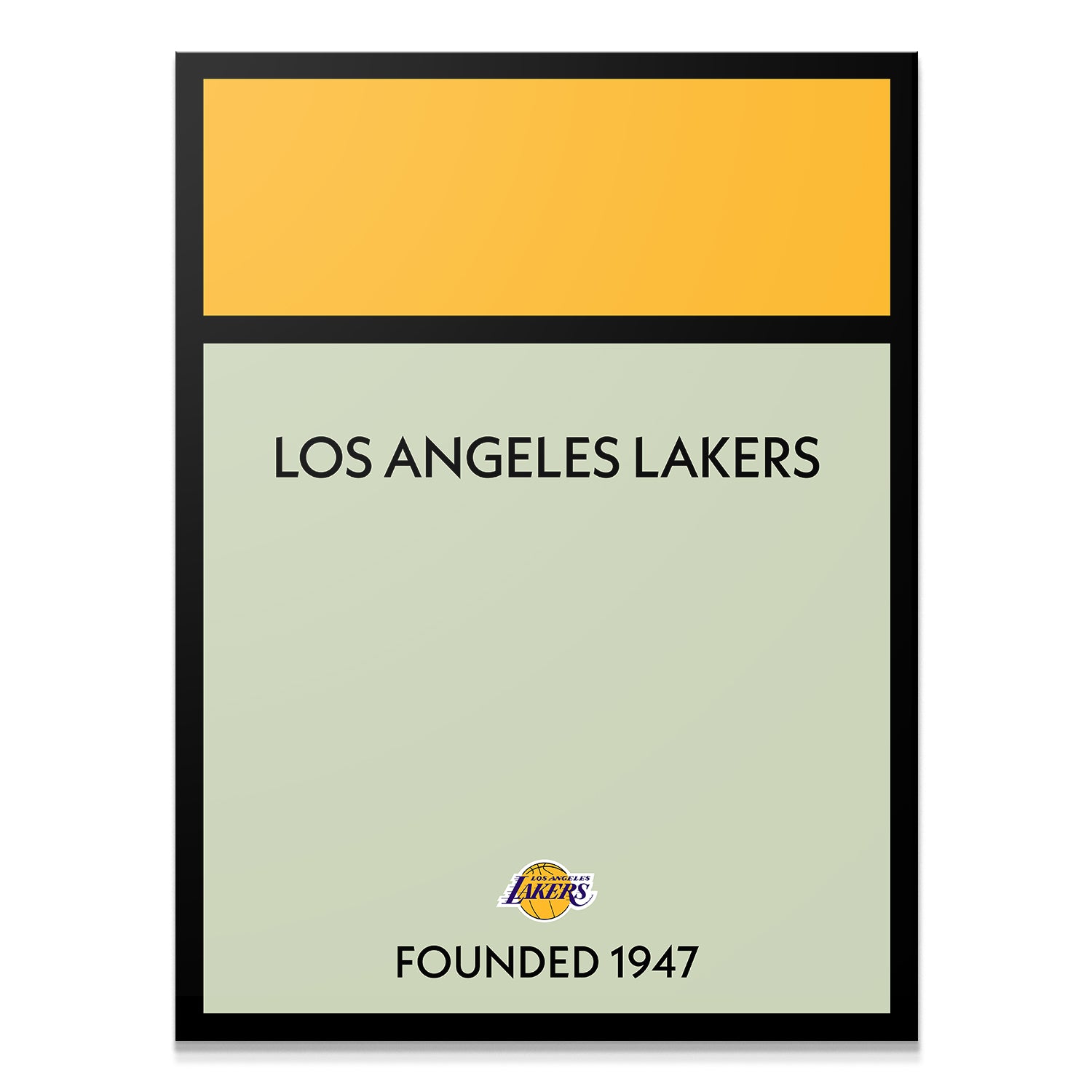 Game Board - Lakers - IKONICK - NBA Teams