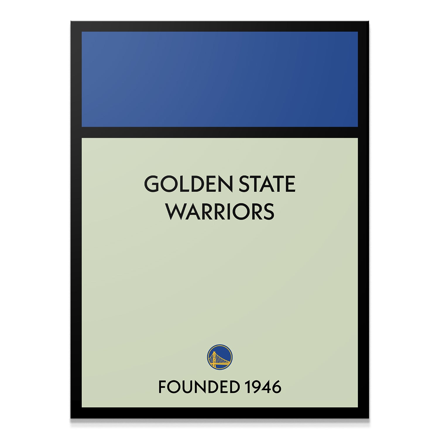 Game Board - Warriors - IKONICK - NBA Teams