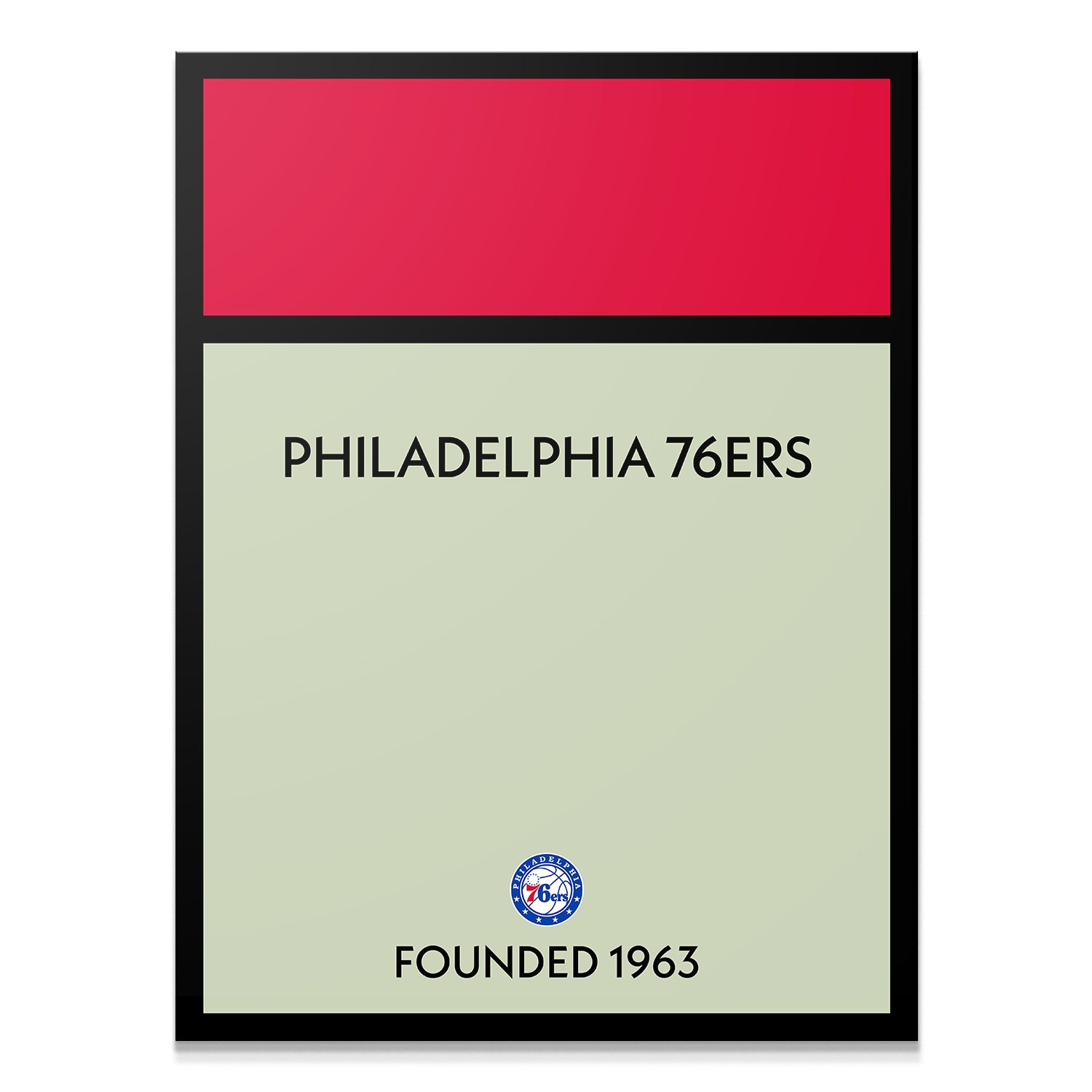 Game Board - 76ers - IKONICK - NBA Teams