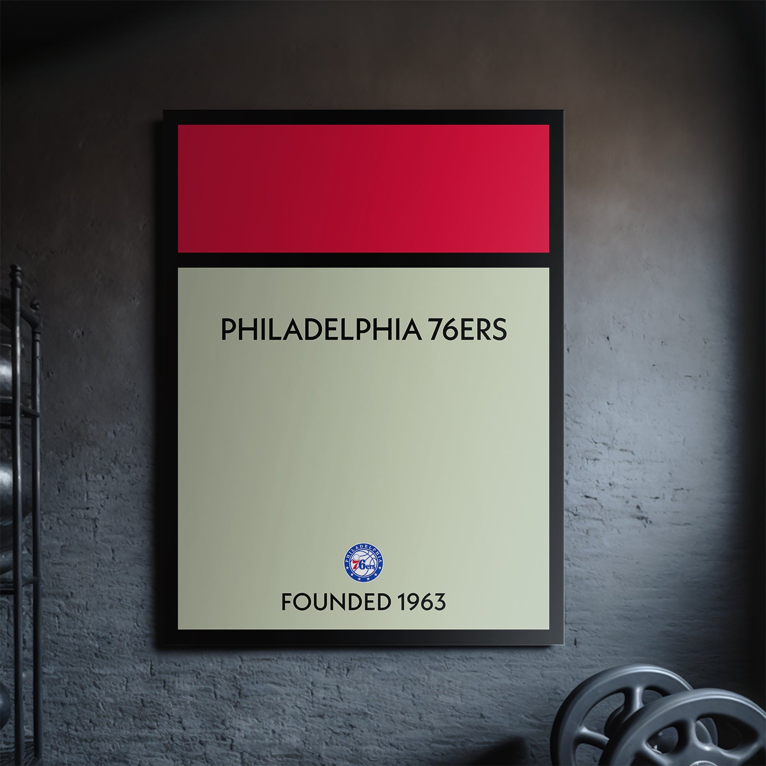 Game Board - 76ers - IKONICK - NBA Teams