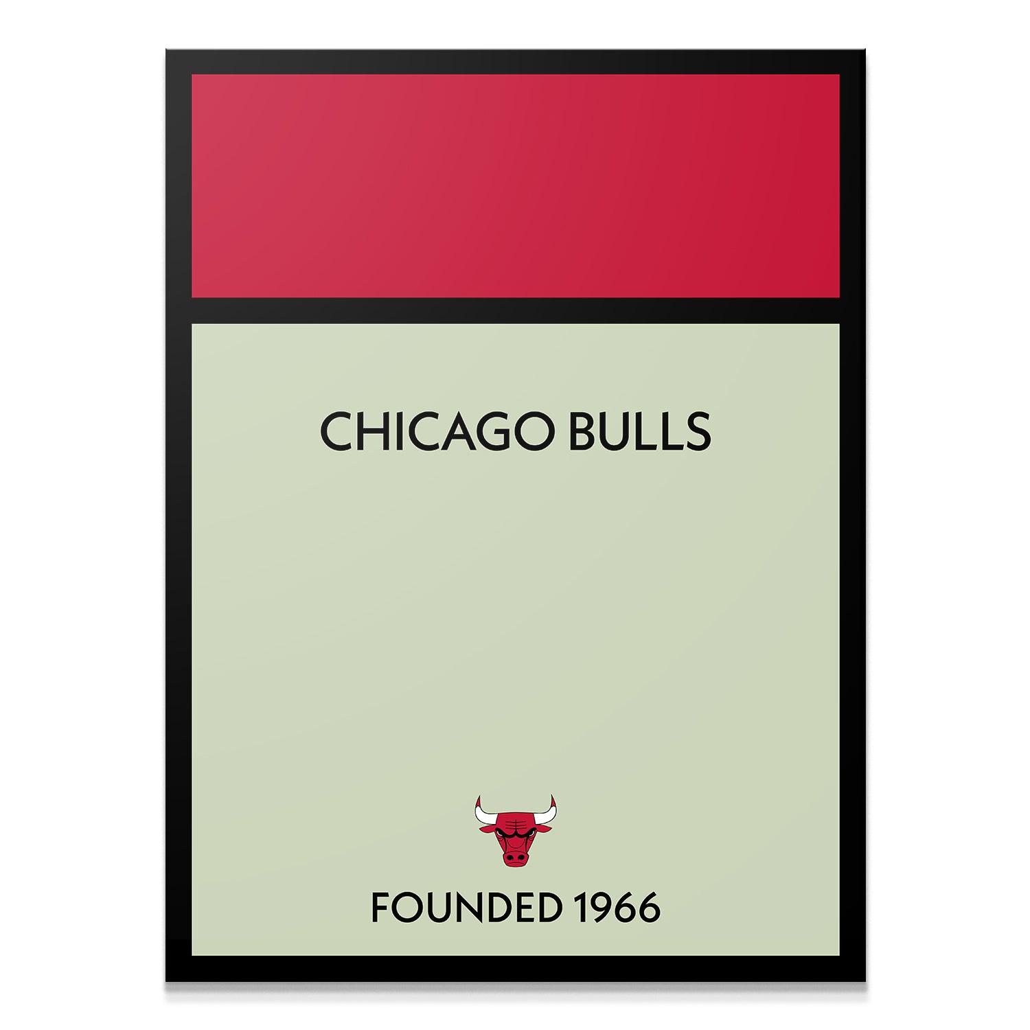 Game Board - Bulls - IKONICK - NBA Teams