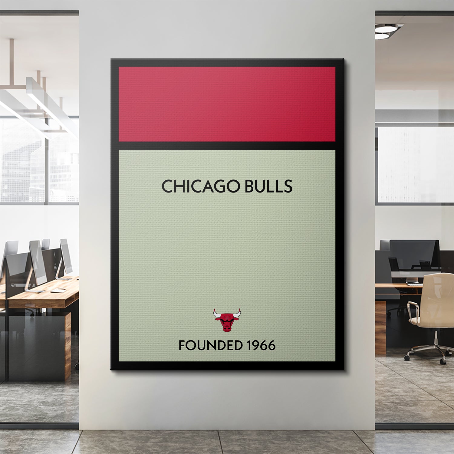 Game Board - Bulls - IKONICK - NBA Teams