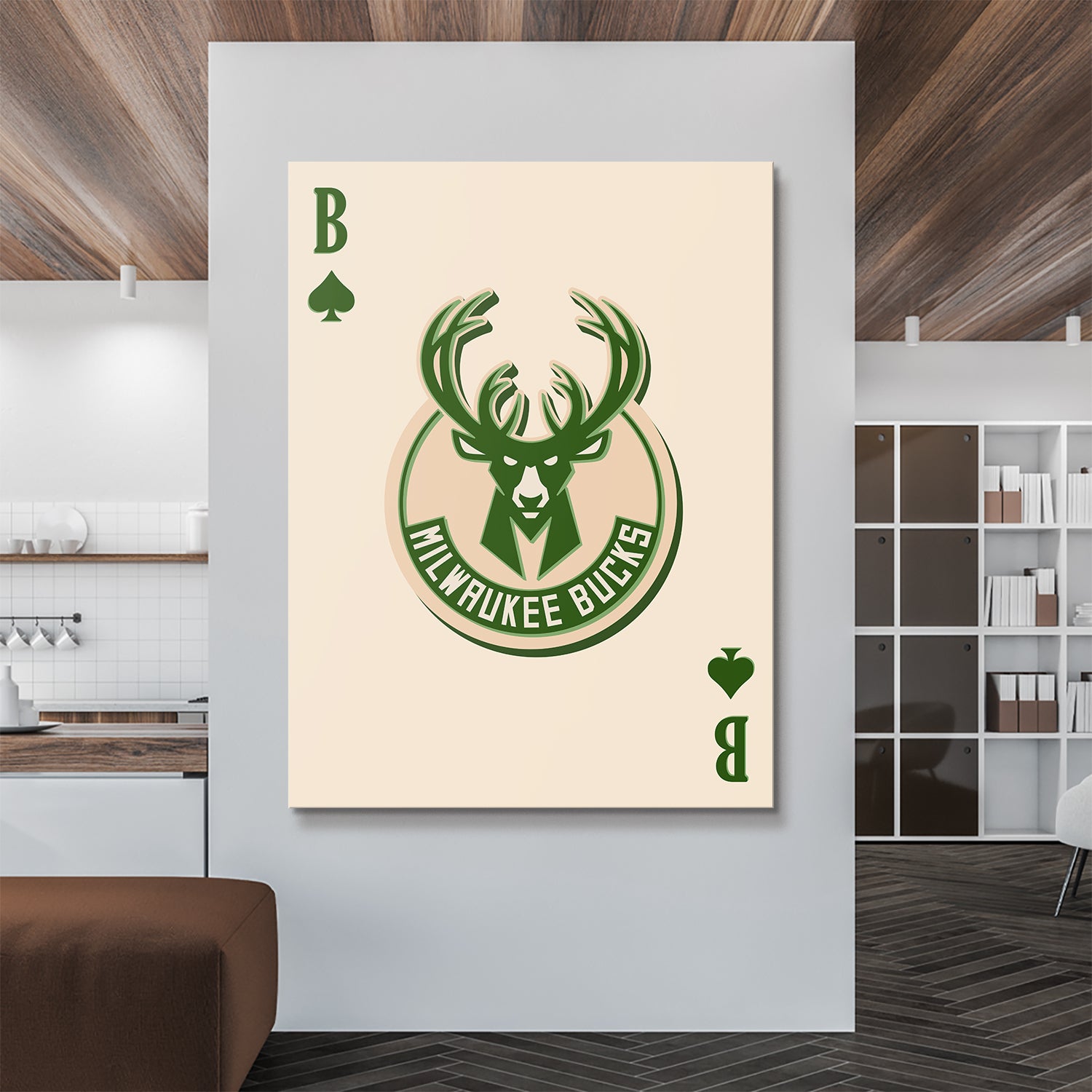 Retro Logo Card - Bucks - IKONICK - NBA Teams