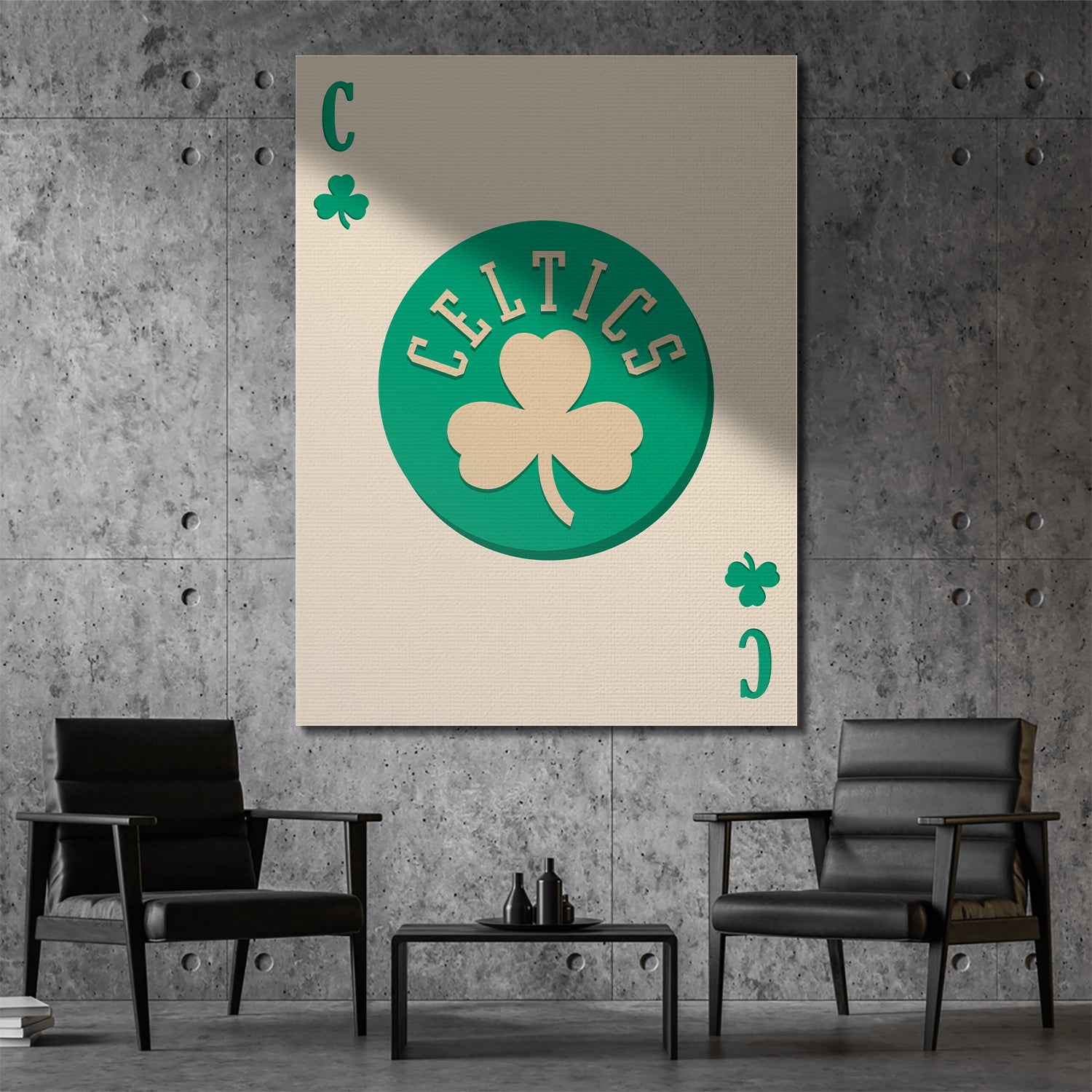 Retro Logo Card - Celtics - IKONICK - NBA Teams