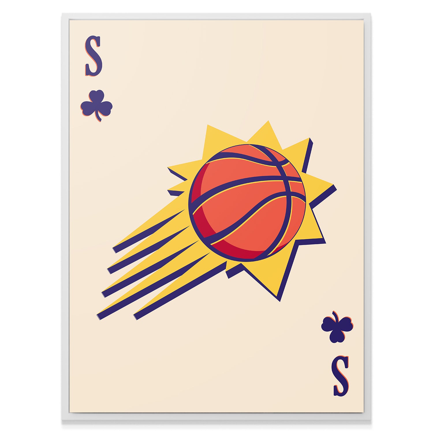 Retro Logo Card - Suns - IKONICK - NBA Teams