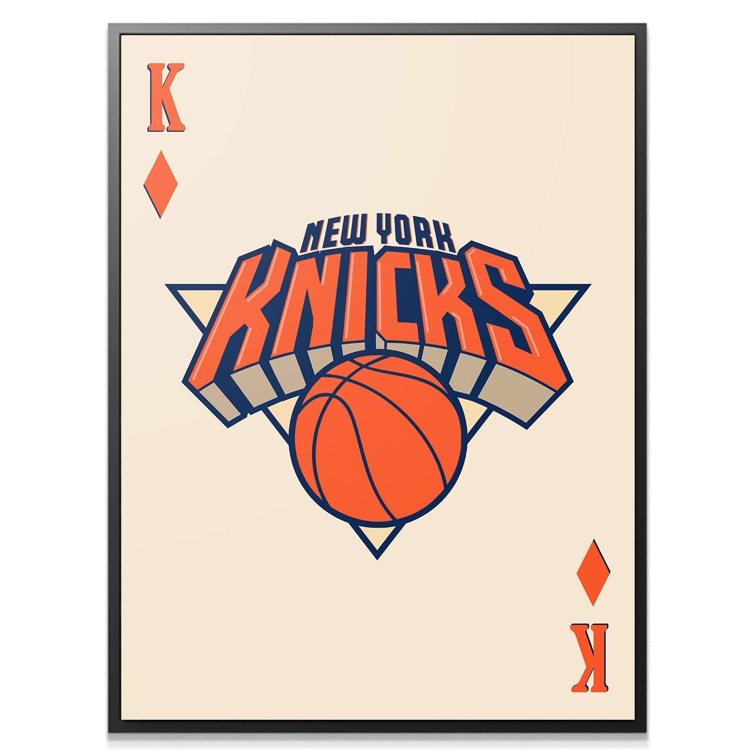 Retro Logo Card - Knicks - IKONICK - NBA Teams