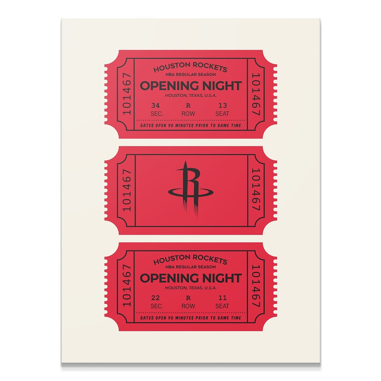 Tickets - Rockets - IKONICK - NBA Teams