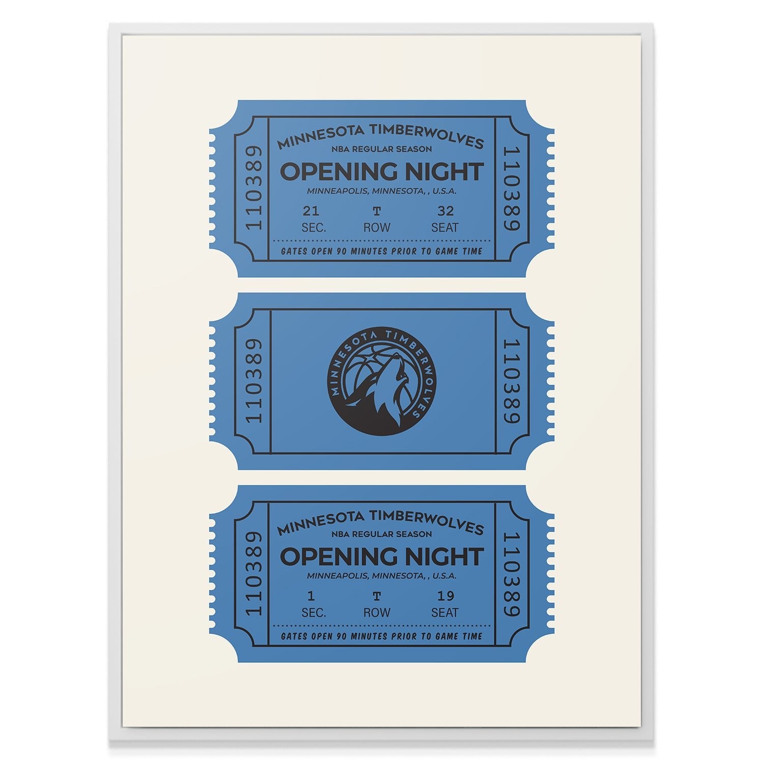 Tickets - Timberwolves - IKONICK - NBA Teams