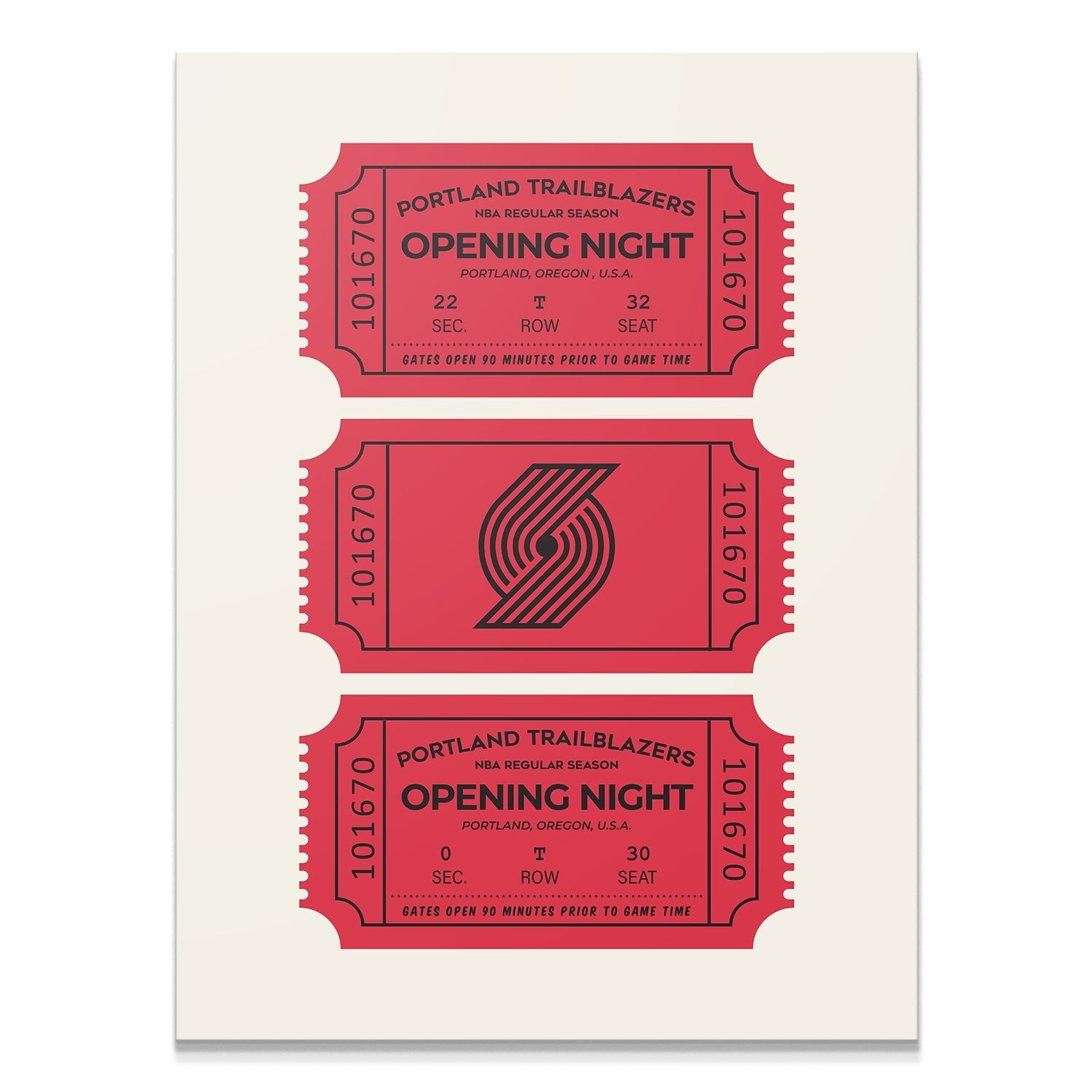 Tickets - Blazers - IKONICK - NBA Teams