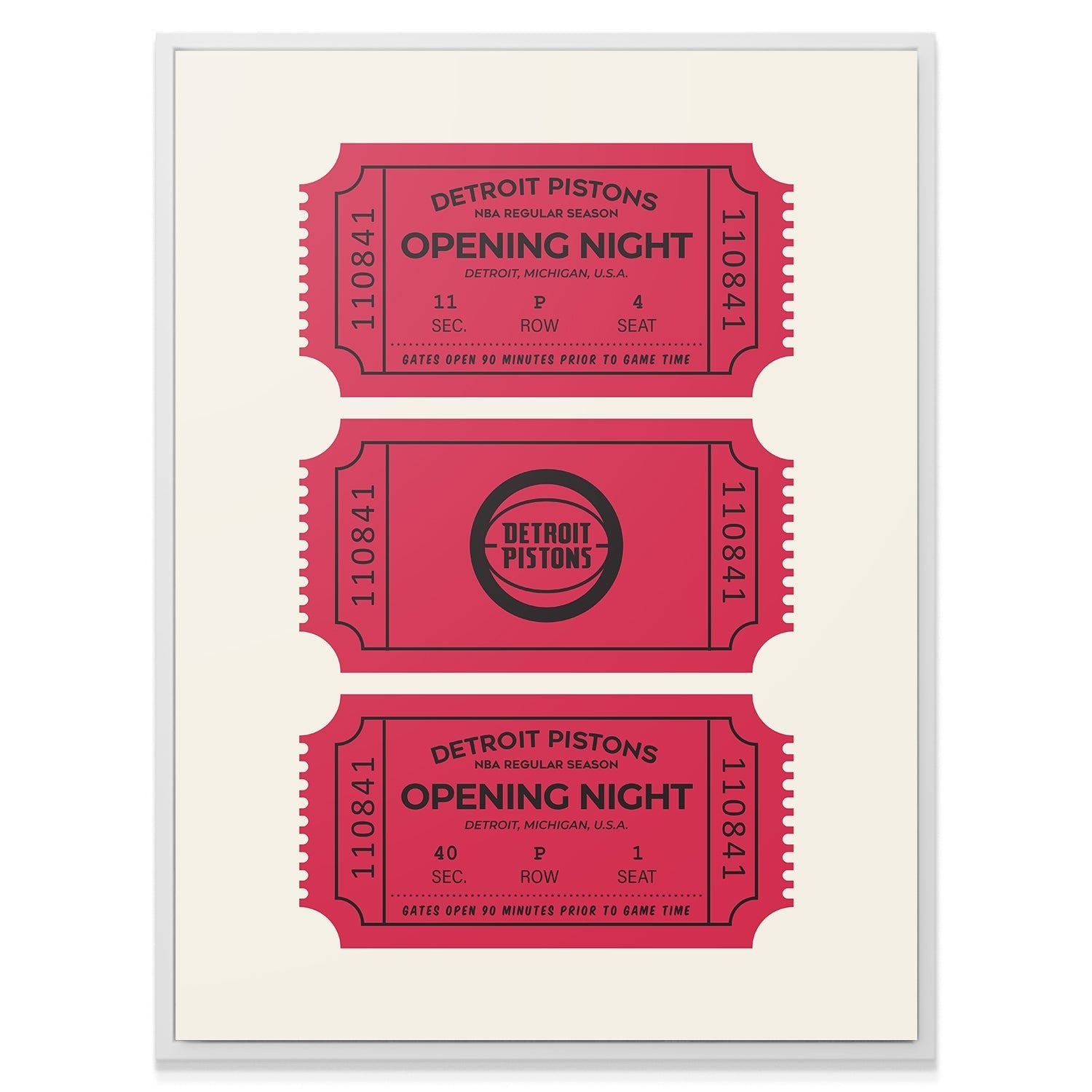 Tickets - Pistons - IKONICK - NBA Teams