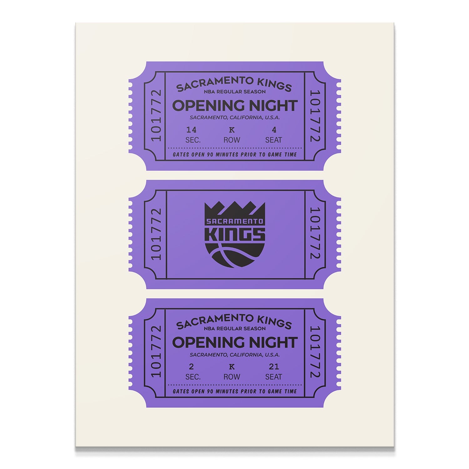 Tickets - Kings - IKONICK - NBA Teams