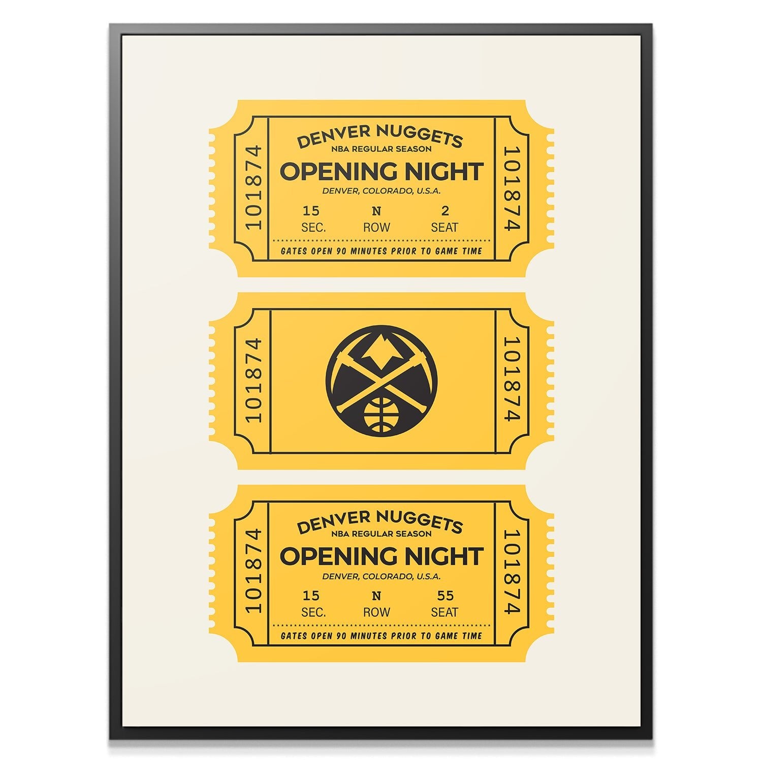 Tickets - Nuggets - IKONICK - NBA Teams