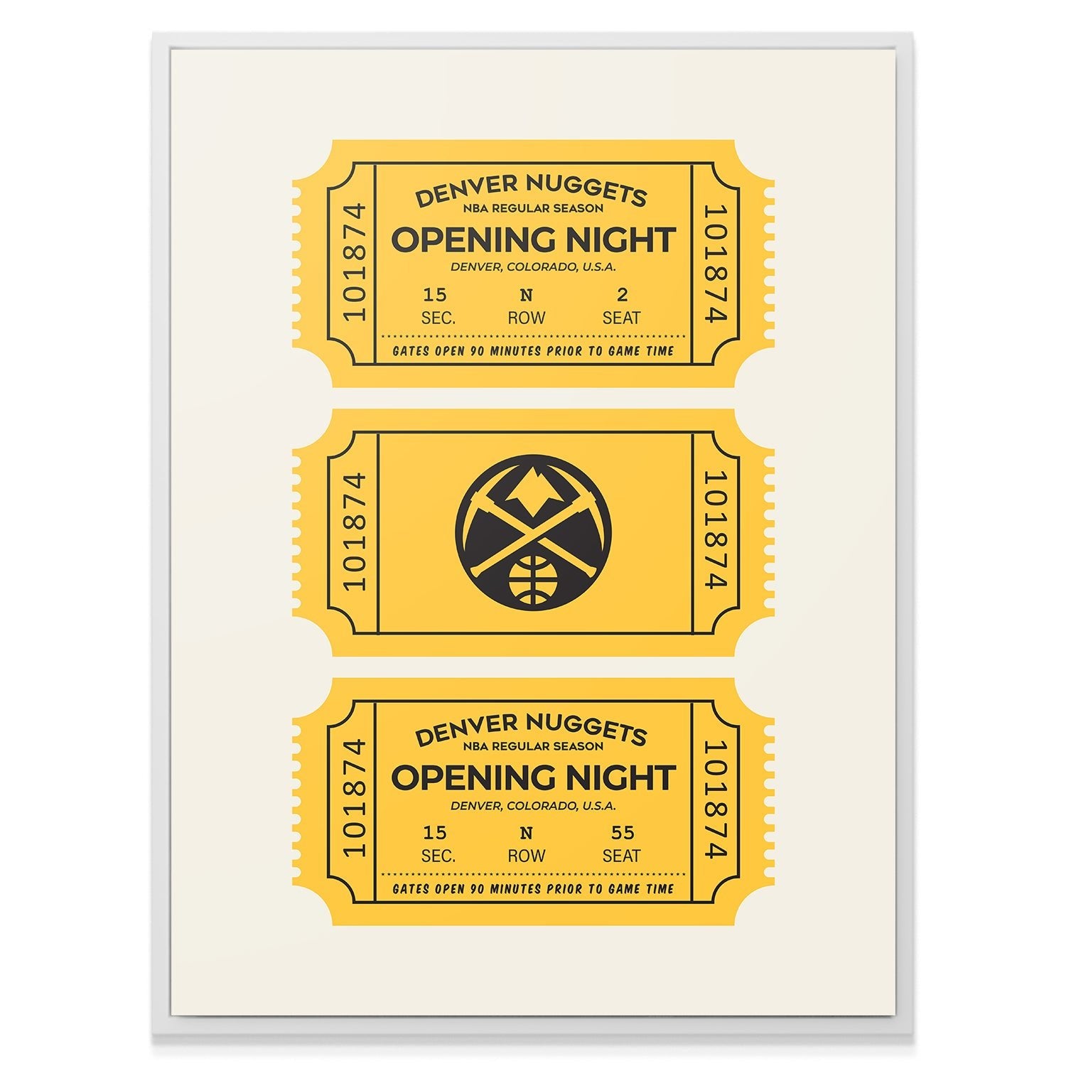 Tickets - Nuggets - IKONICK - NBA Teams