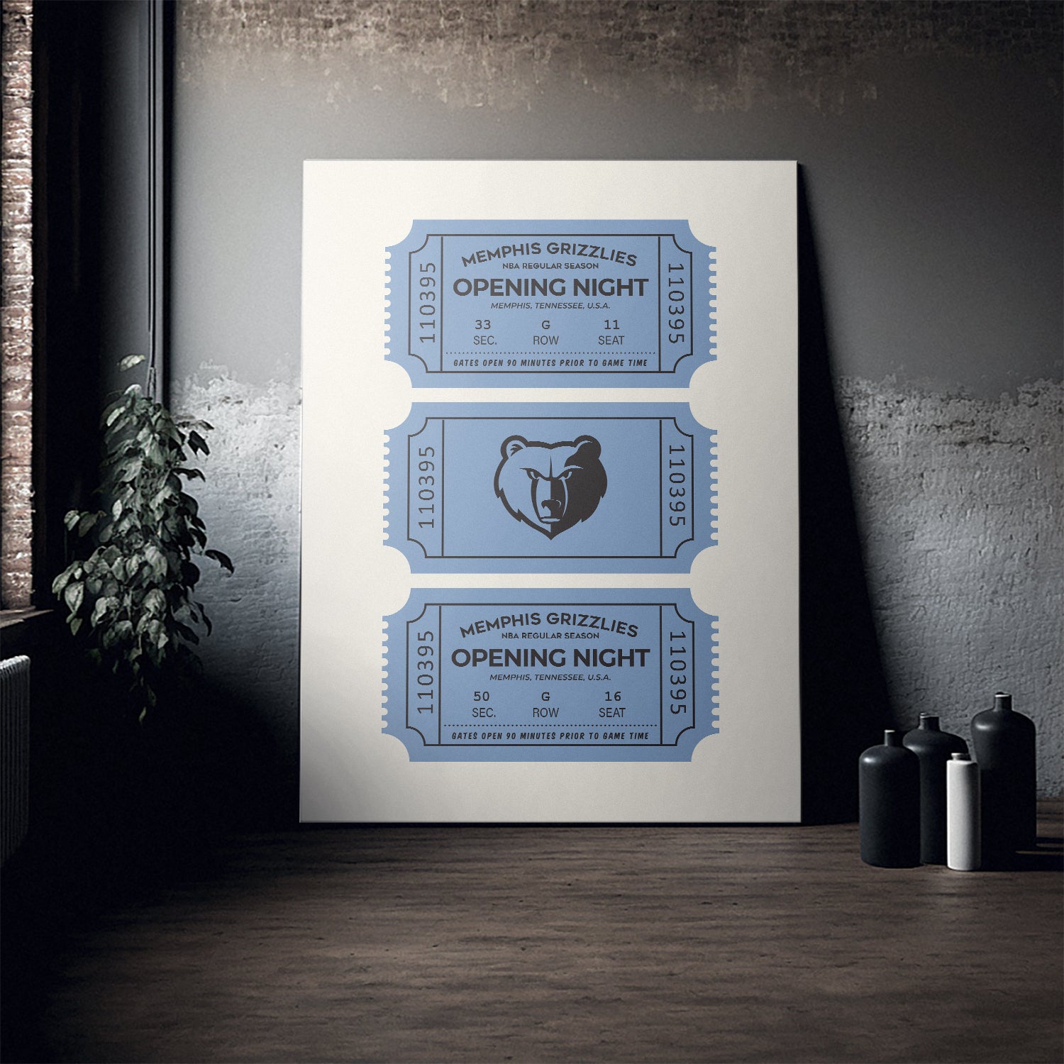 Tickets - Grizzlies - IKONICK - NBA Teams