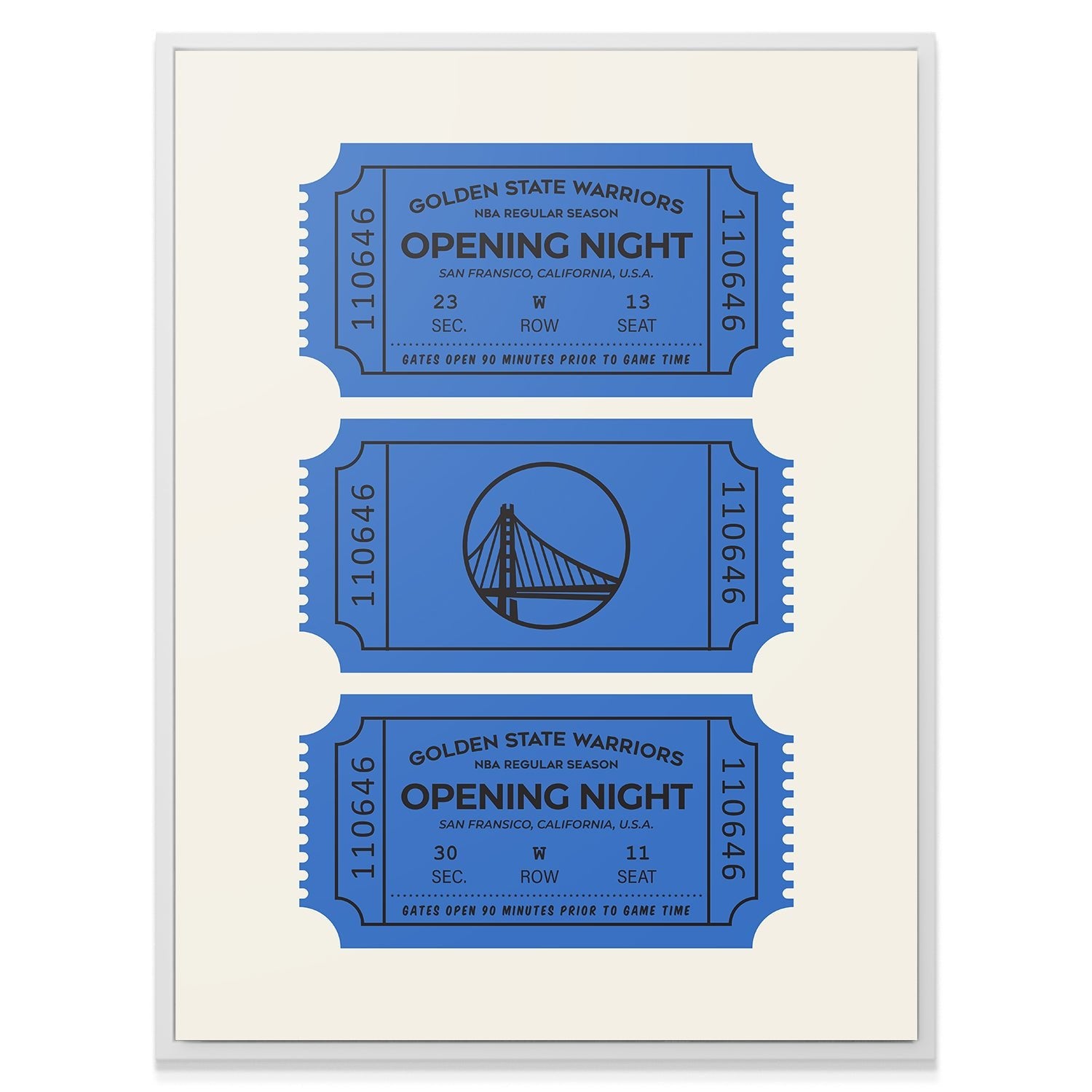 Tickets - Warriors - IKONICK - NBA Teams