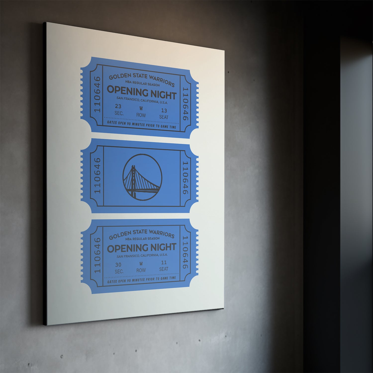 Tickets - Warriors - IKONICK - NBA Teams