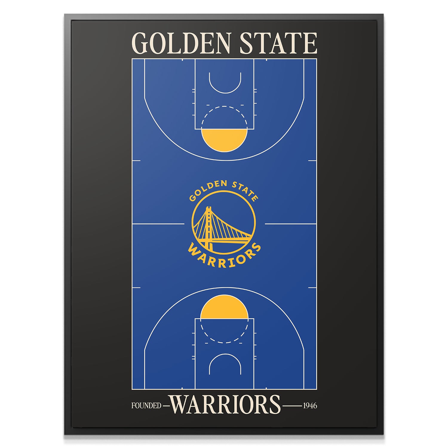 Top Court Design - Warriors - IKONICK - NBA Teams