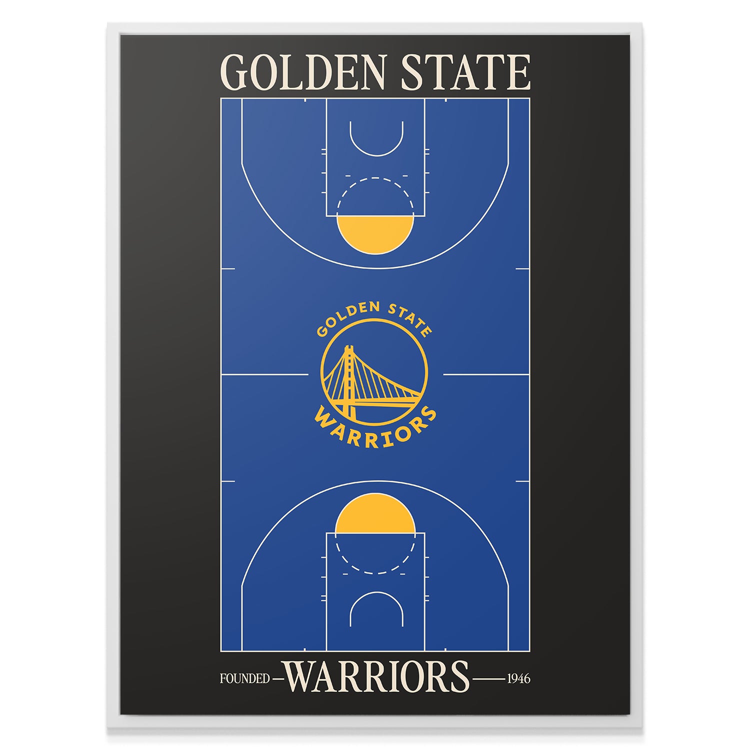 Top Court Design - Warriors - IKONICK - NBA Teams