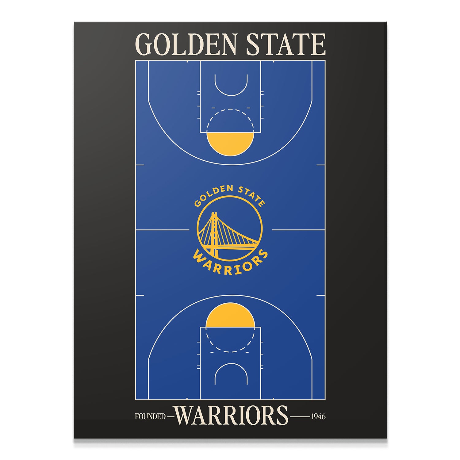 Top Court Design - Warriors - IKONICK - NBA Teams