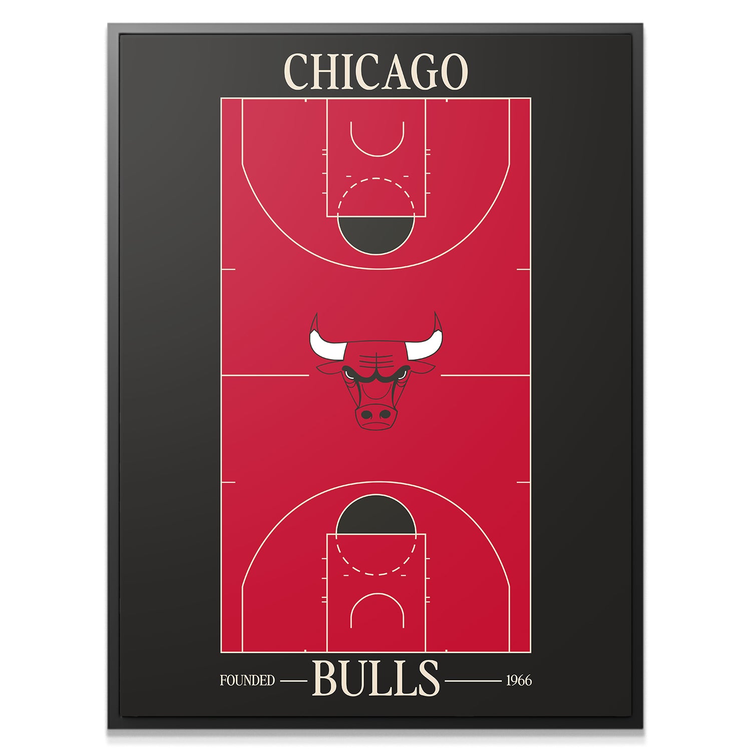 Top Court Design - Bulls - IKONICK - NBA Teams