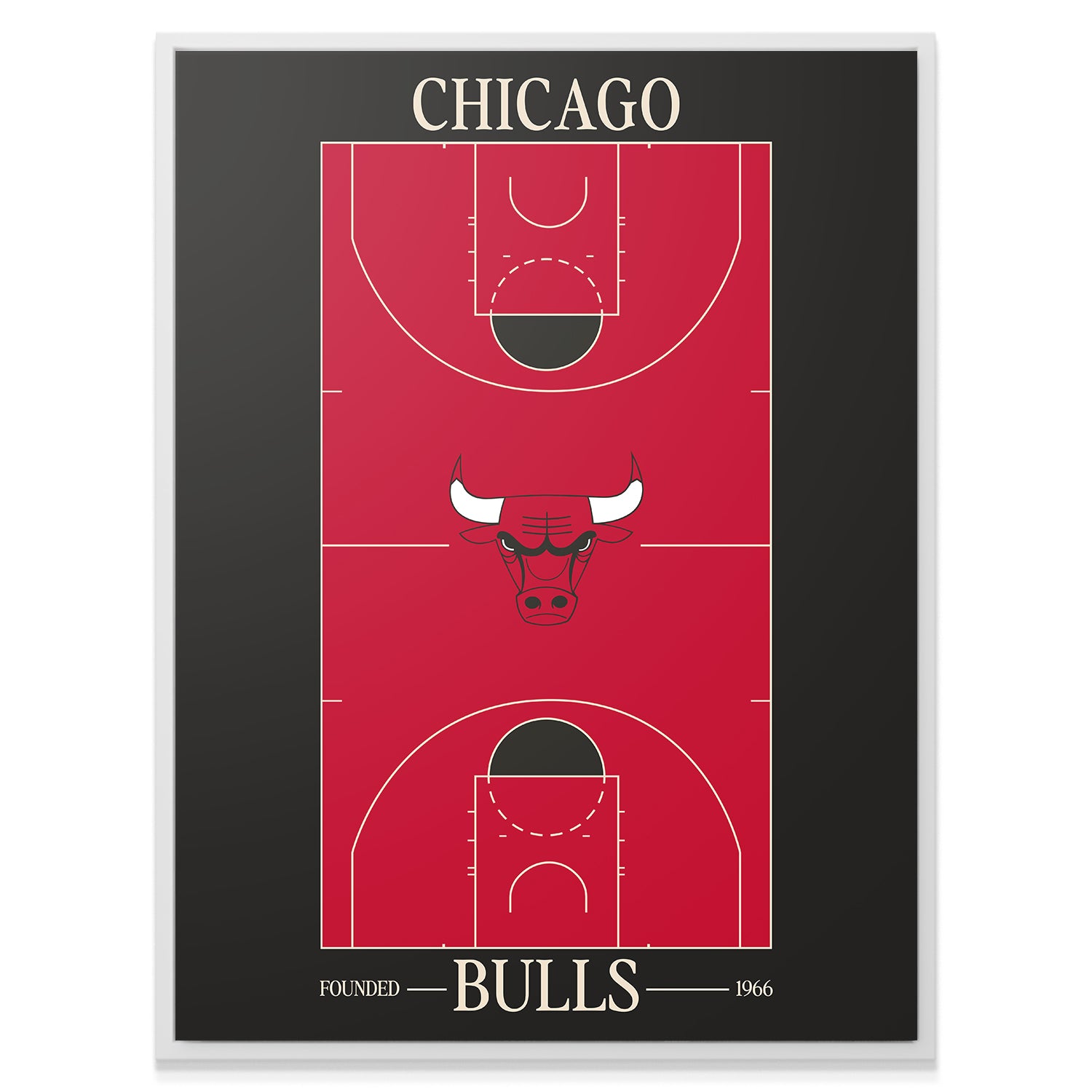Top Court Design - Bulls - IKONICK - NBA Teams