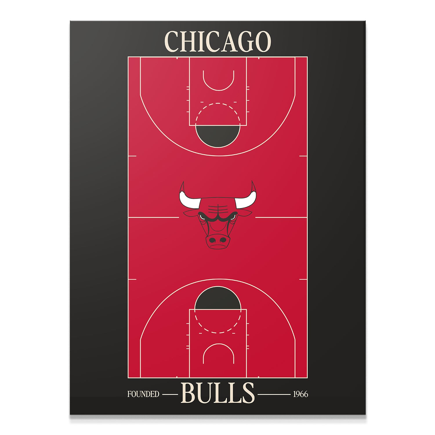 Top Court Design - Bulls - IKONICK - NBA Teams
