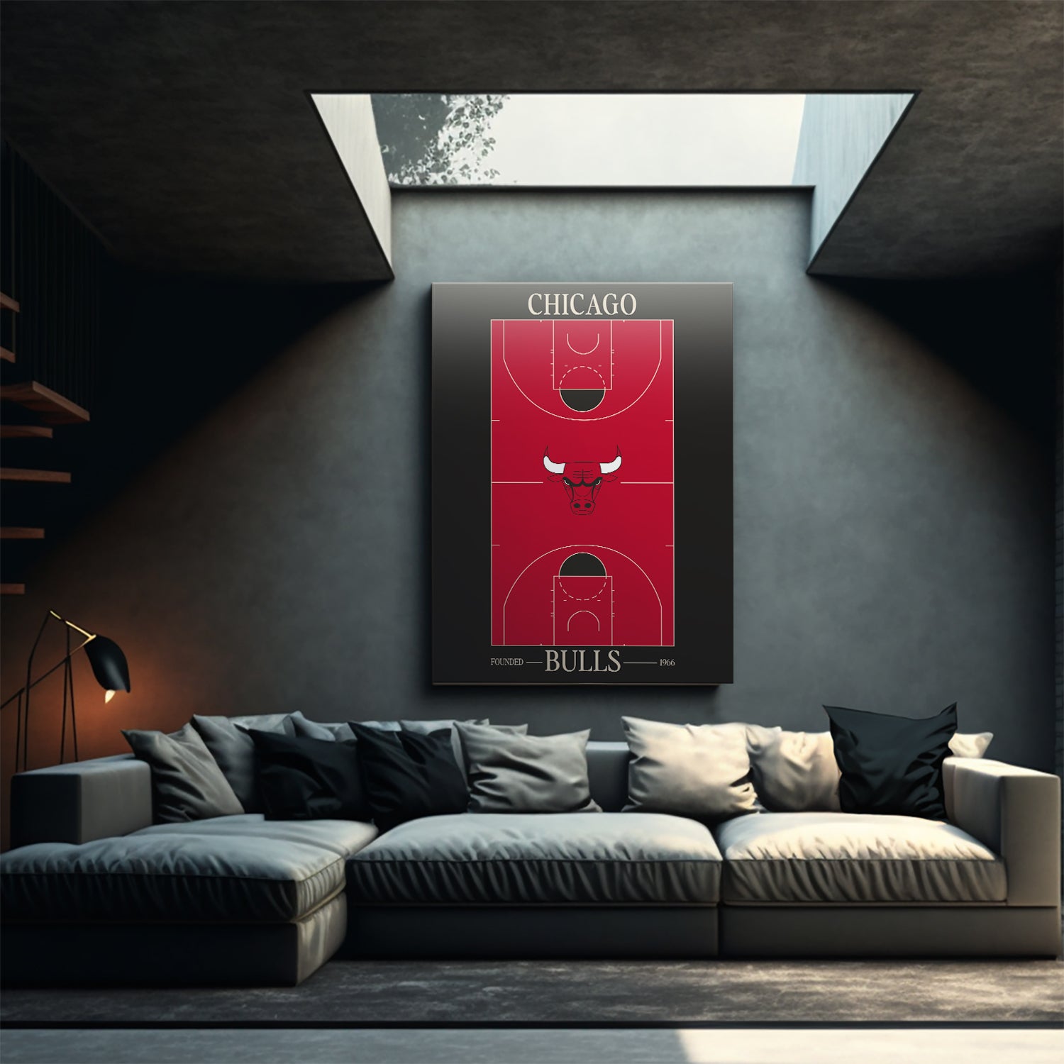 Top Court Design - Bulls - IKONICK - NBA Teams