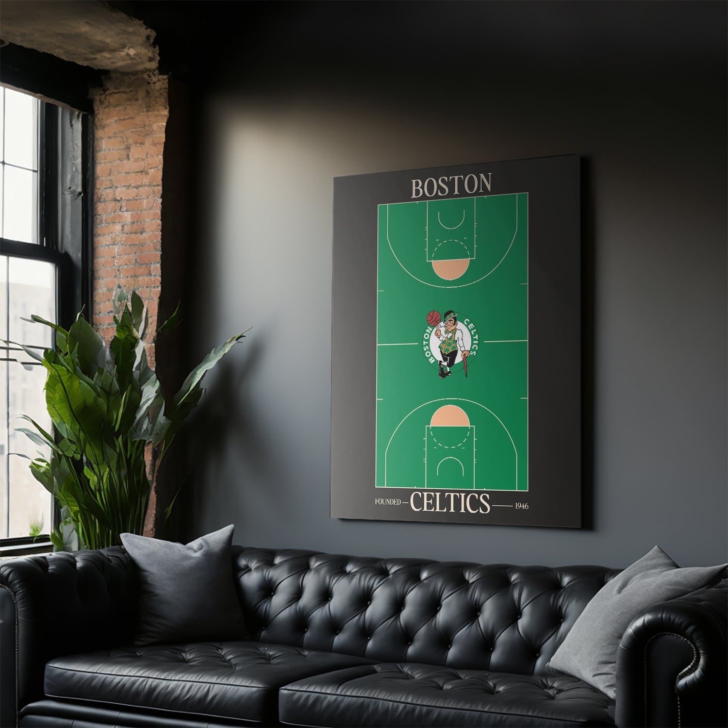 Top Court Design - Celtics - IKONICK - NBA Teams