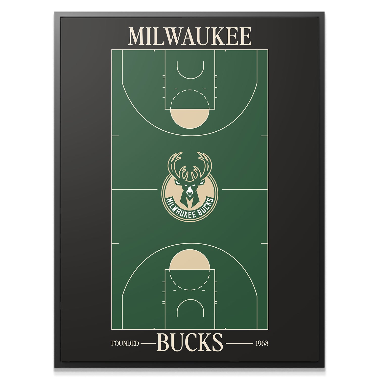 Top Court Design - Bucks - IKONICK - NBA Teams