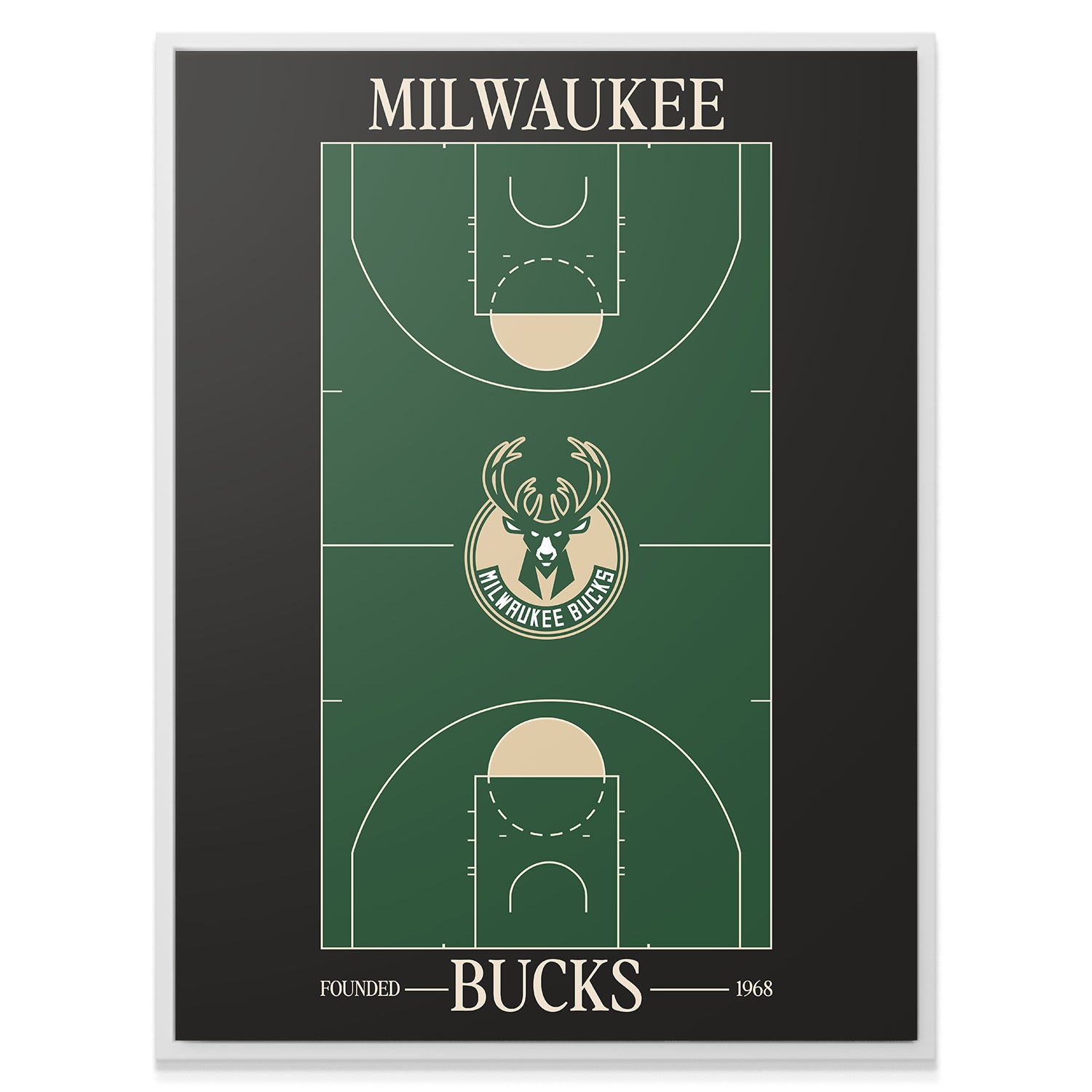 Top Court Design - Bucks - IKONICK - NBA Teams